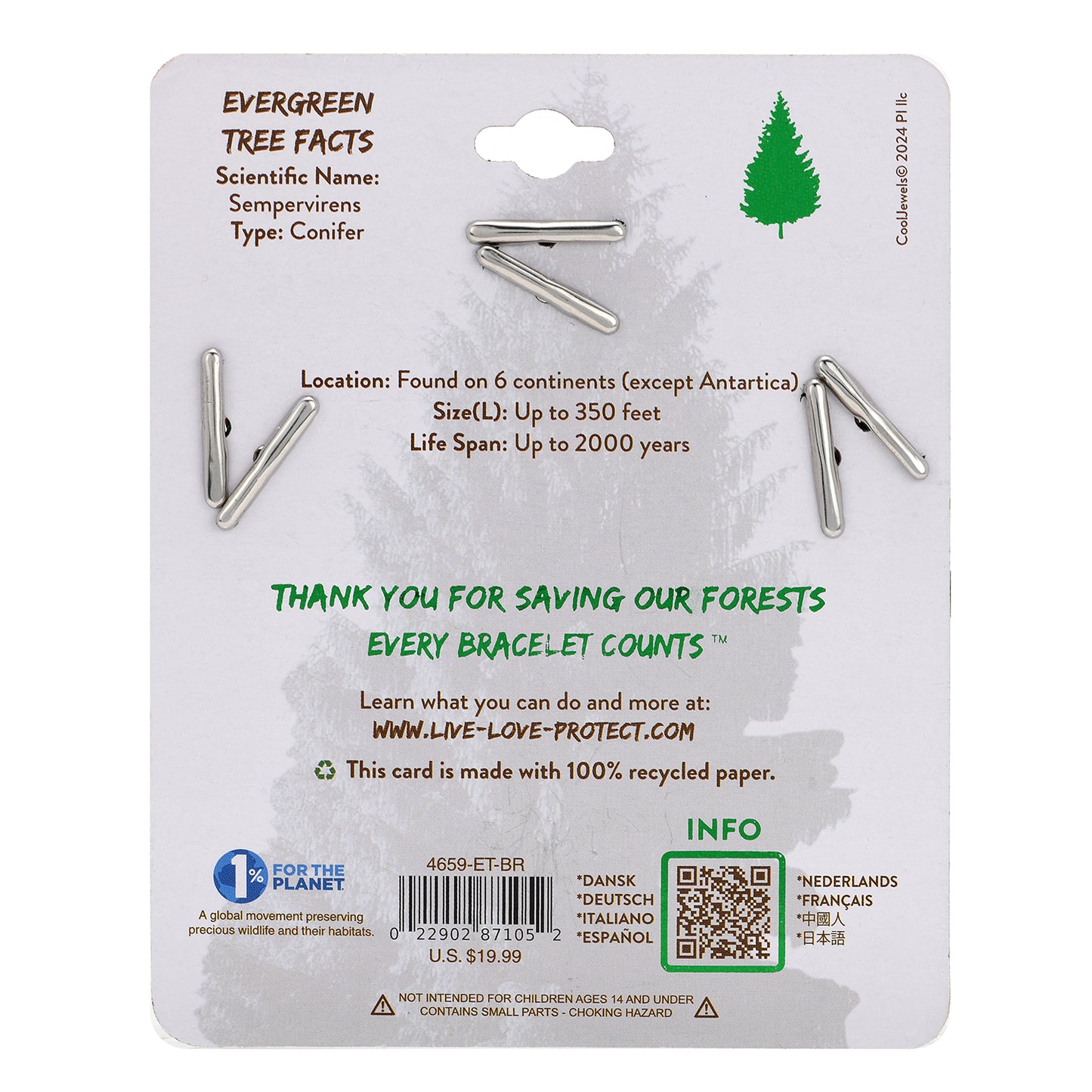 Help Save Trees Bracelet