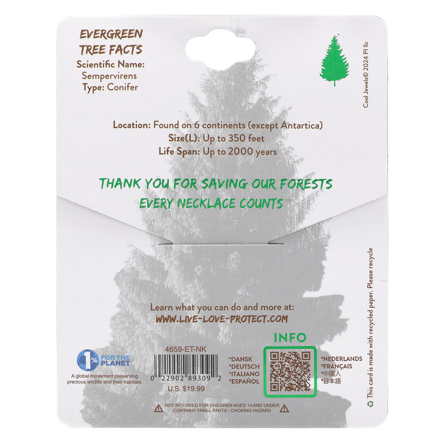 Help Save Tress Necklace
