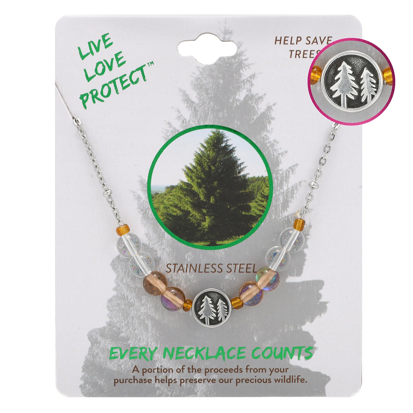 Help Save Tress Necklace