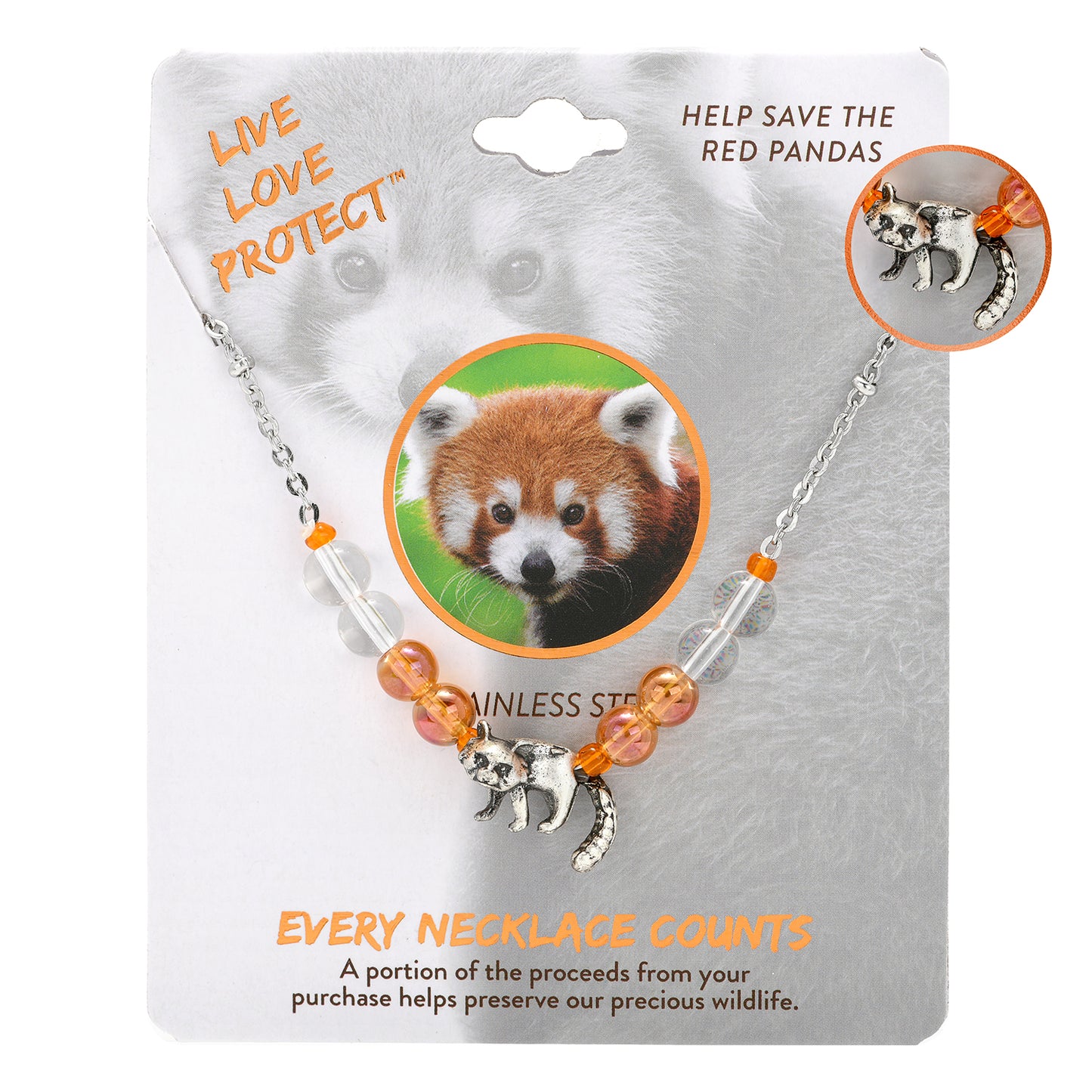 Red Panda Necklace