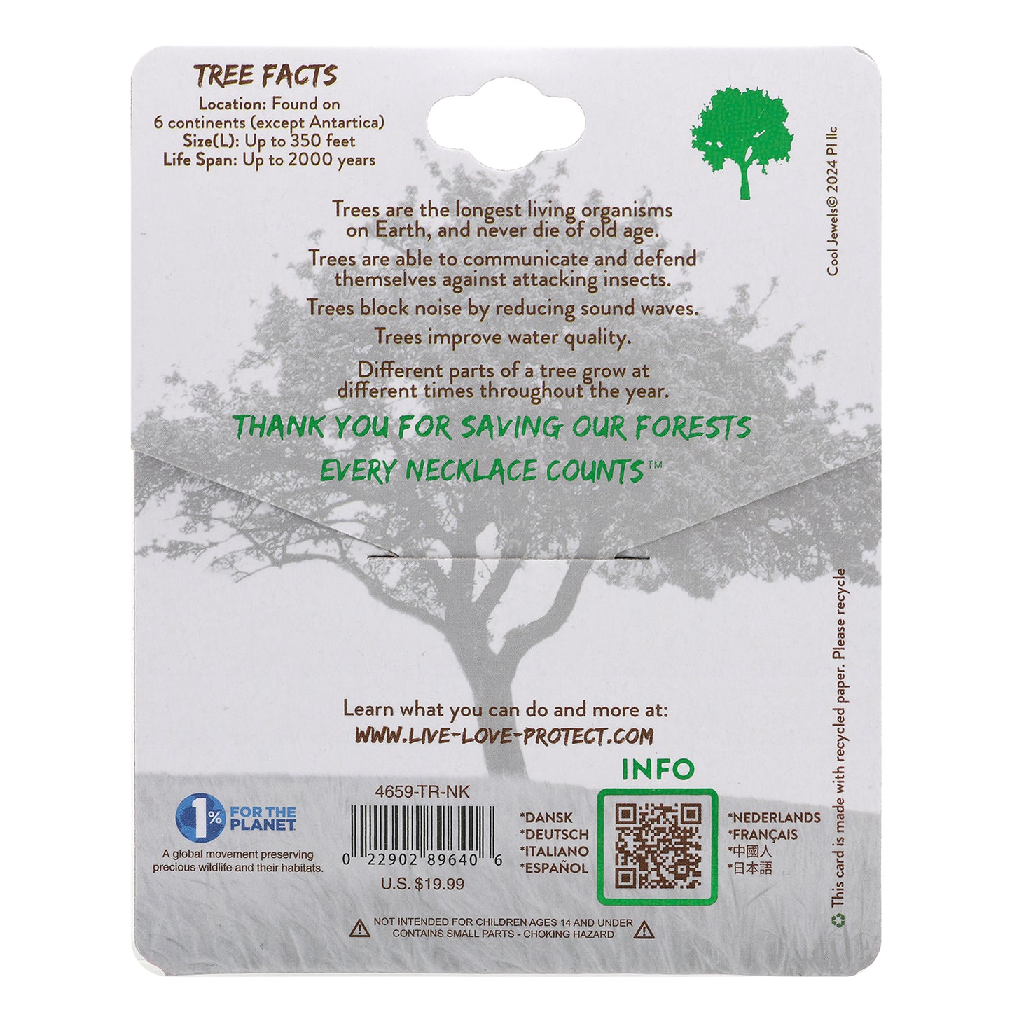 Help Save Our Forest Necklace