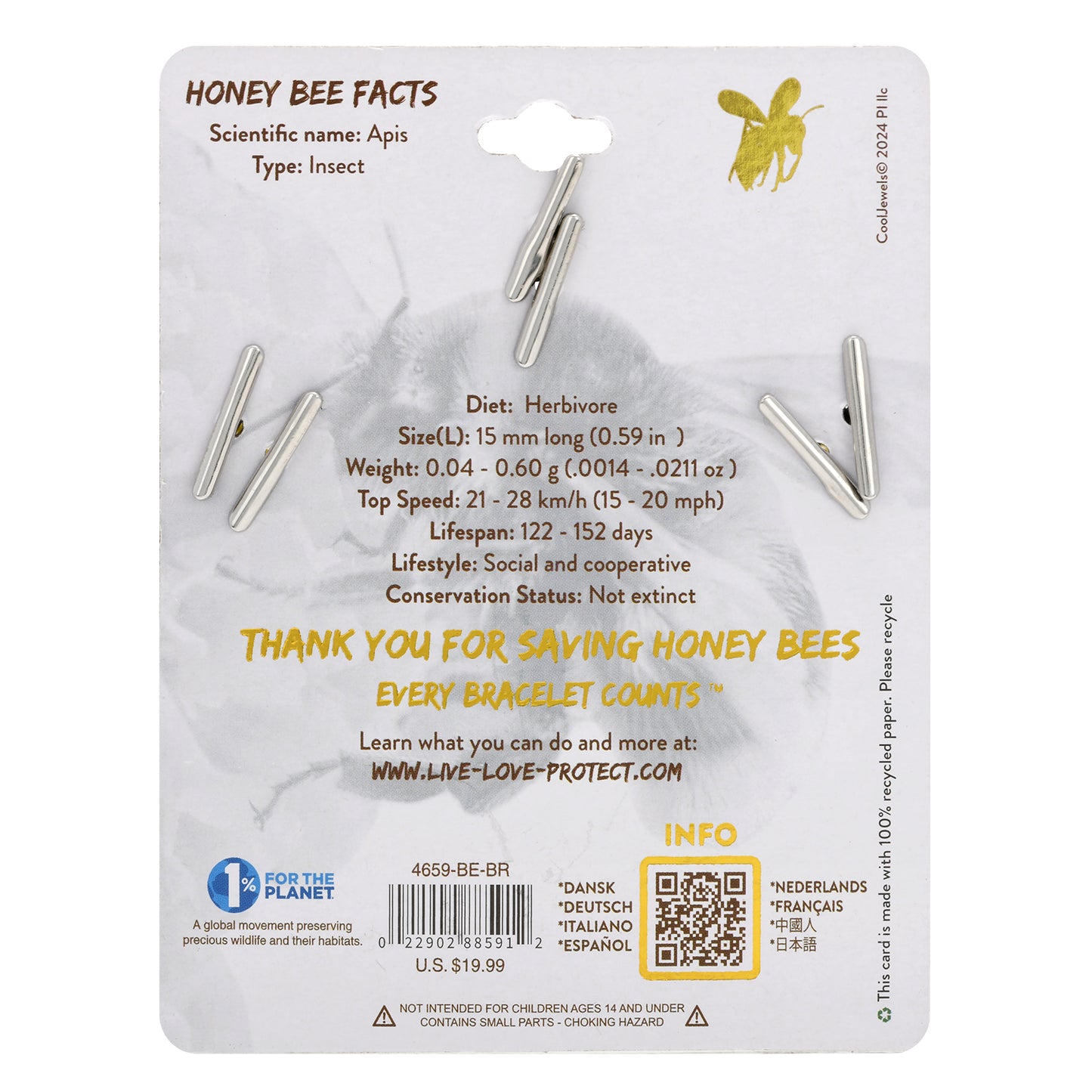 Honey Bee Bracelet