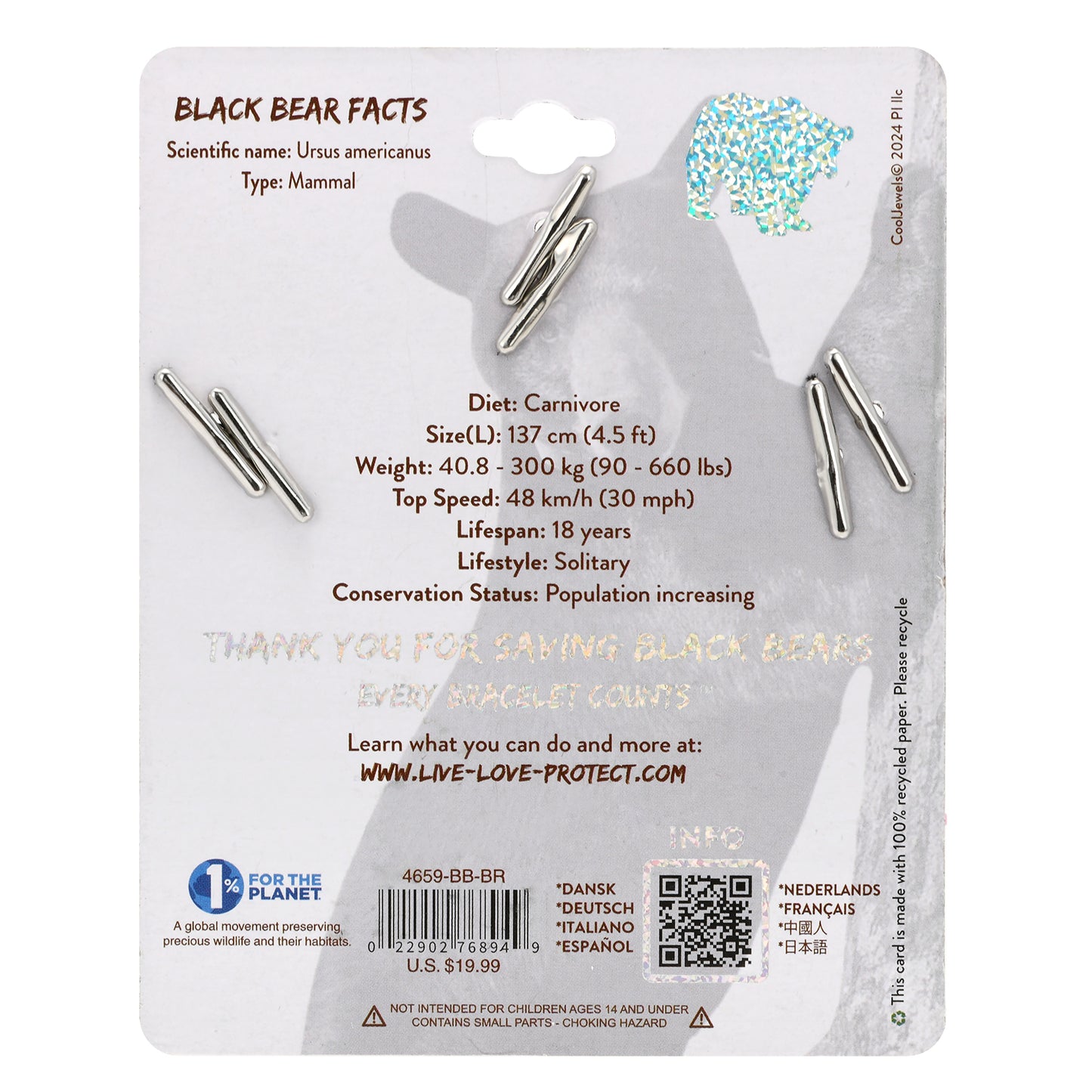 Black Bear Bracelet