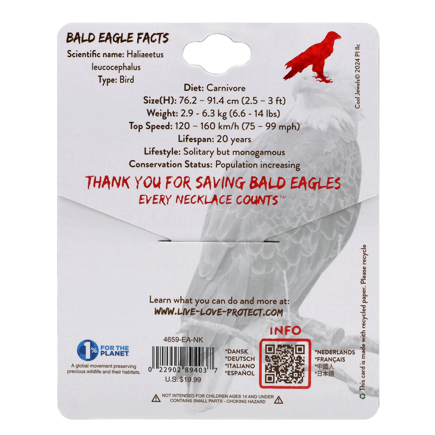 Bald Eagle Necklace