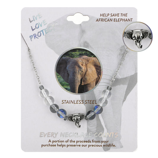 African Bush Elephant Necklace