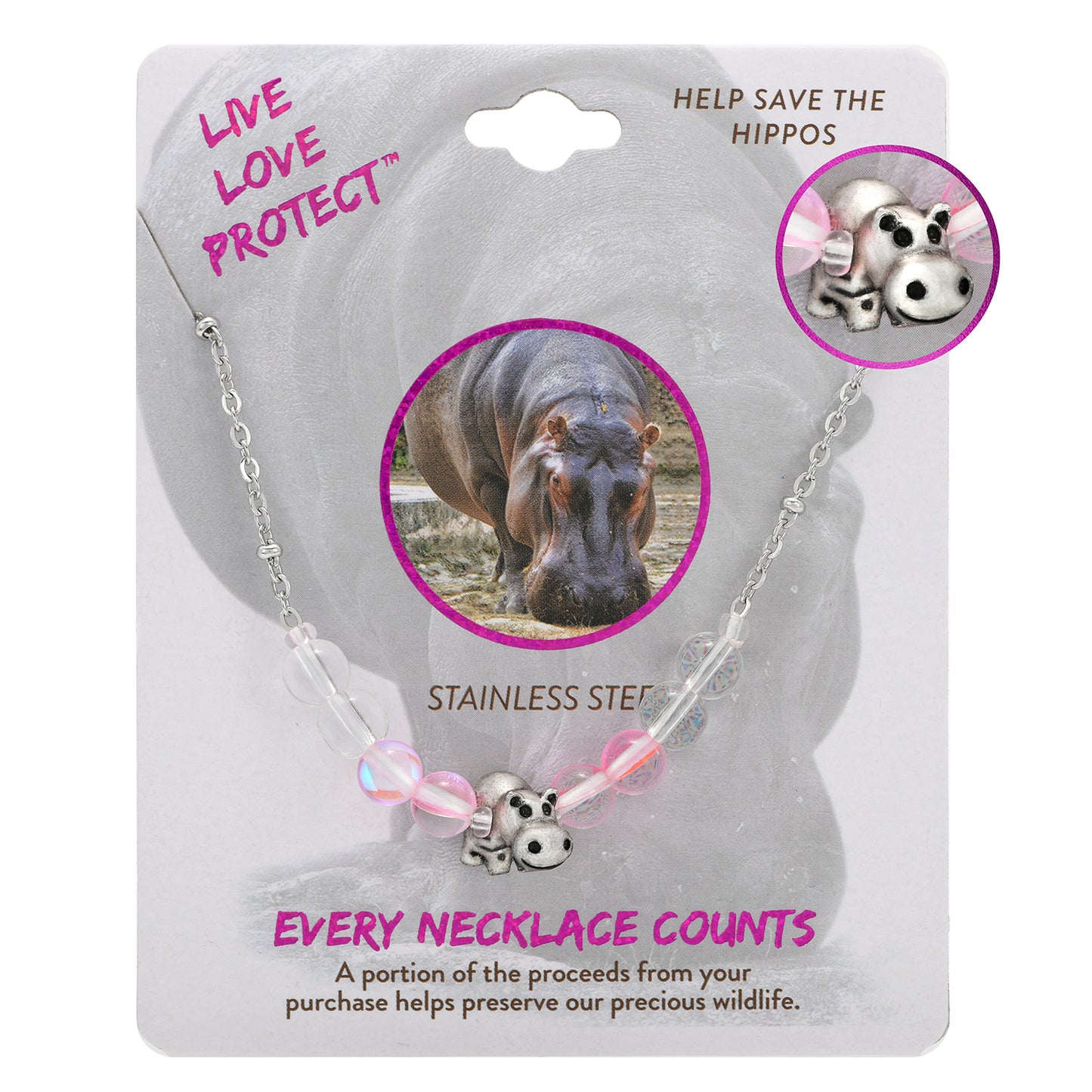 Hippo Necklace