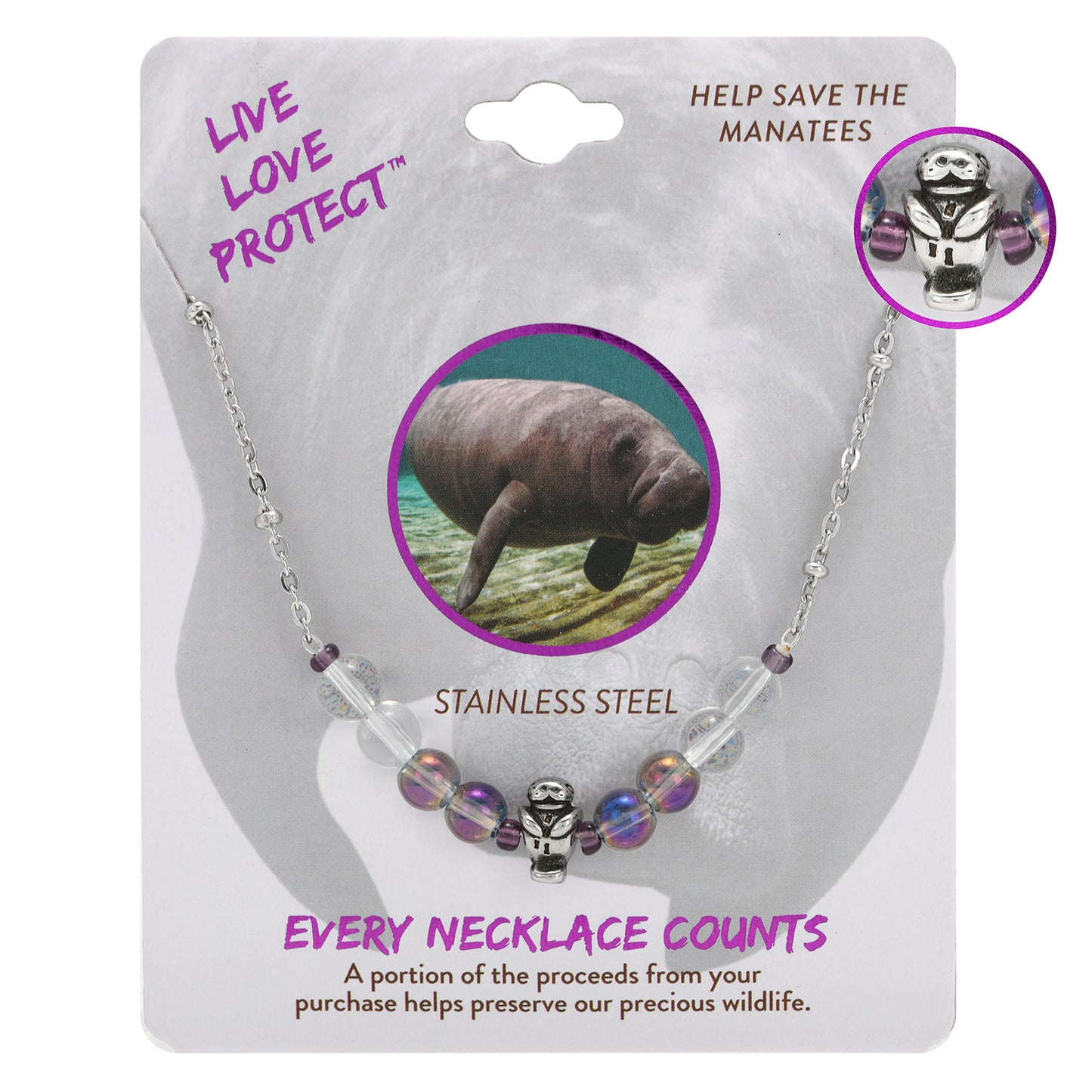 Manatee Necklace
