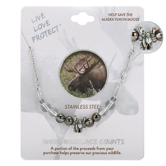 Alaska Yukon Moose Necklace