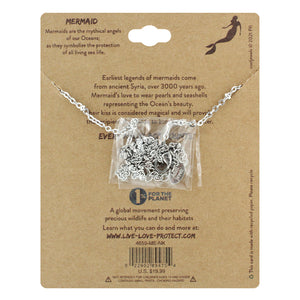 LIVE LOVE PROTECT™ - MERMAID REPRESENT OUR OCEANS CONSERVATION NECKLACE