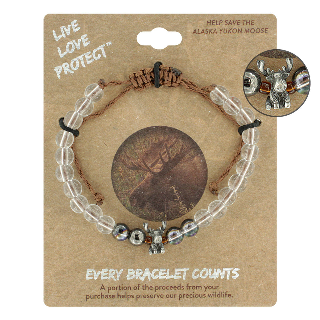 LIVE LOVE PROTECT™ BRACELET WITH MOOSE