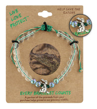 Load image into Gallery viewer, LIVE LOVE PROTECT™ – GATORS CONSERVATION BRACELET