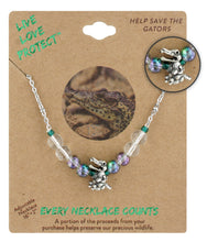 Load image into Gallery viewer, LIVE LOVE PROTECT™ - GATORS CONSERVATION NECKLACE