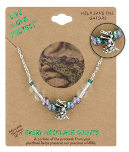 LIVE LOVE PROTECT™ - GATORS CONSERVATION NECKLACE
