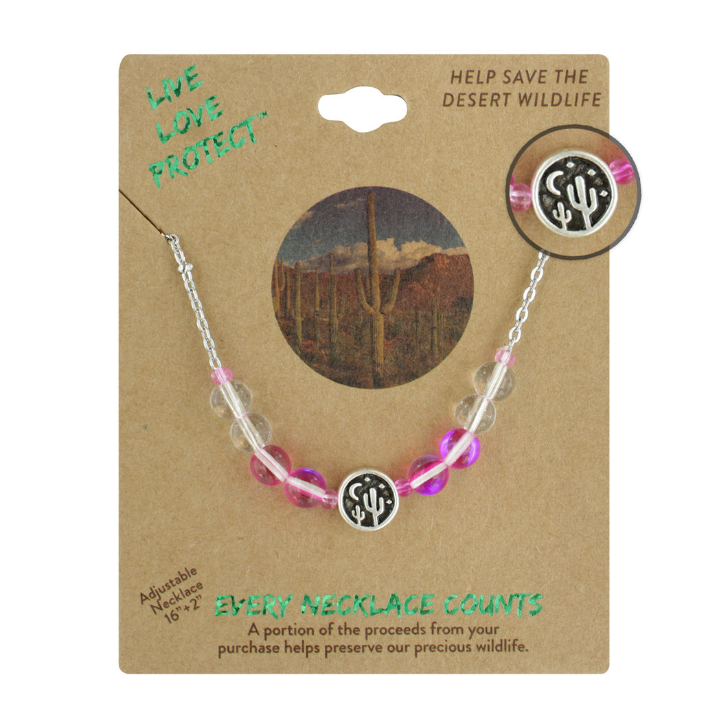 LIVE LOVE PROTECT™ - CACTUS CONSERVATION NECKLACE