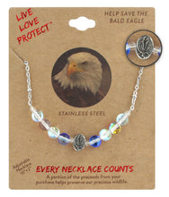 Load image into Gallery viewer, LIVE LOVE PROTECT™ - BALD EAGLE CONSERVATION NECKLACE