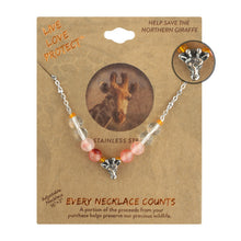 Load image into Gallery viewer, LIVE LOVE PROTECT™ - GIRAFFE CONSERVATION NECKLACE