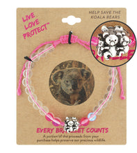 Load image into Gallery viewer, LIVE LOVE PROTECT™ – KOALA CONSERVATION BRACELET