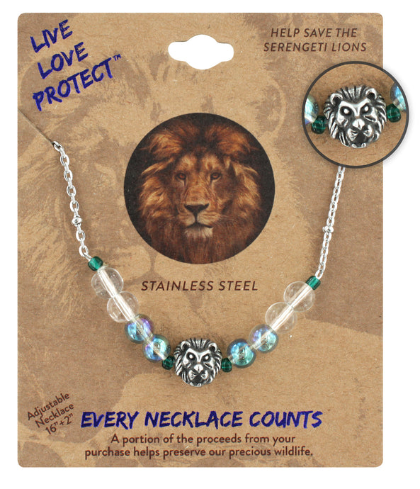 LIVE LOVE PROTECT™ NECKLACE WITH LION
