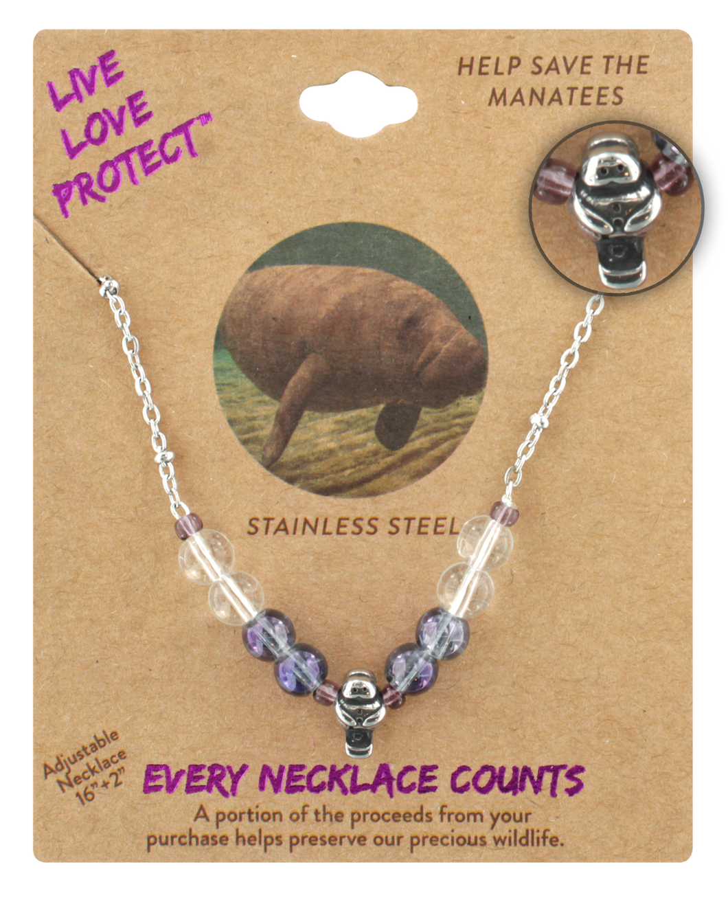 Manatee Necklace