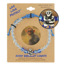 Load image into Gallery viewer, LIVE LOVE PROTECT™ – MONKEY CONSERVATION BRACELET