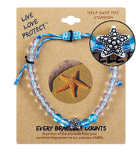 Load image into Gallery viewer, LIVE LOVE PROTECT™ – STARFISH CONSERVATION BRACELET