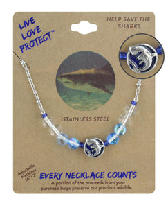 Live Love Protect - Shark Conservation Necklace