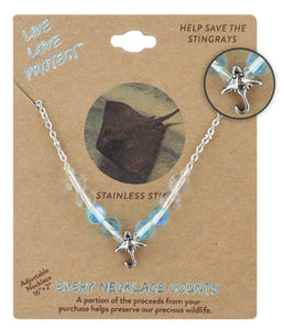 LIVE LOVE PROTECT™ NECKLACE WITH STINGRAY