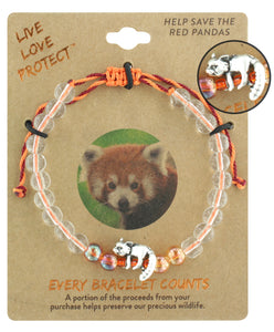 Live Love Protect - Red Panda Conservation Bracelets