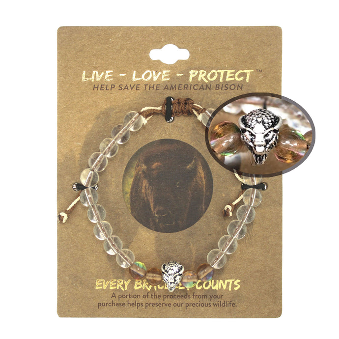 LIVE LOVE PROTECT™ – AMERICAN BISON CONSERVATION BRACELET