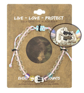 LIVE LOVE PROTECT™ – BLACK BEAR CONSERVATION BRACELET