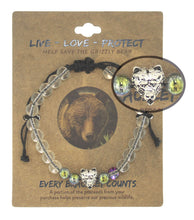 Load image into Gallery viewer, LIVE LOVE PROTECT™ – GRIZZLY BEAR CONSERVATION BRACELET