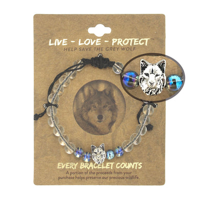 LIVE LOVE PROTECT™ – WOLF CONSERVATION BRACELET